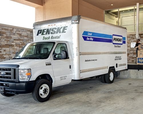 moving truck rentals at Amazing Spaces