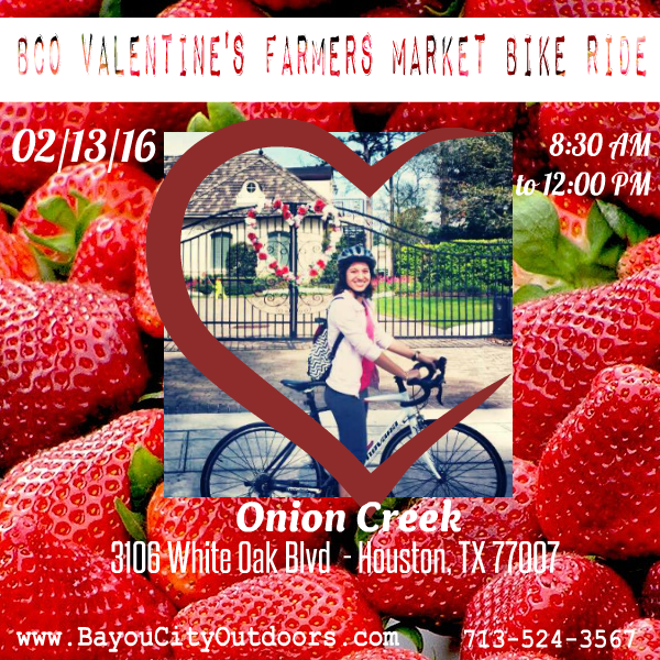 valentinesfarmersmarketbikeride | Valentine's Day in Houston 2016 | Amazing Spaces Storage Centers